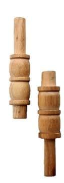 GLS Super Solider Deco Painted Heavy Cricket Wooden Set (Pack of 6 PCS)(Color - Yellow) view 2