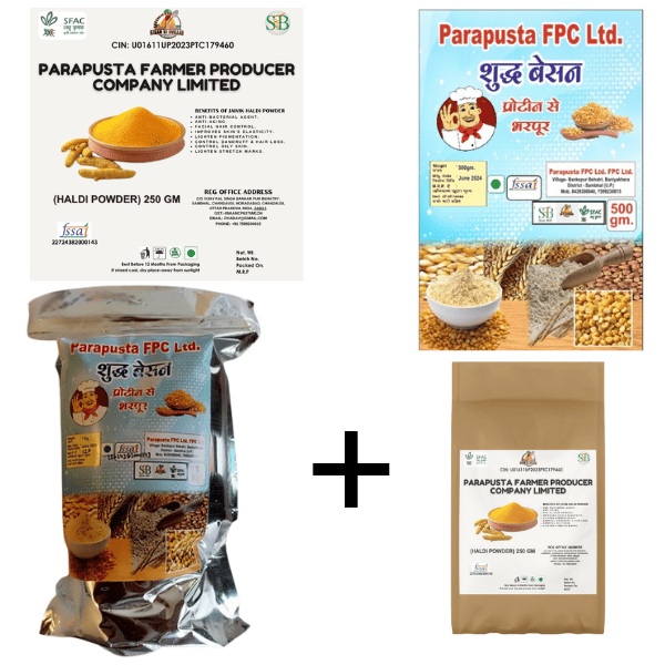 Haldi and Besan Combo Pack view 2