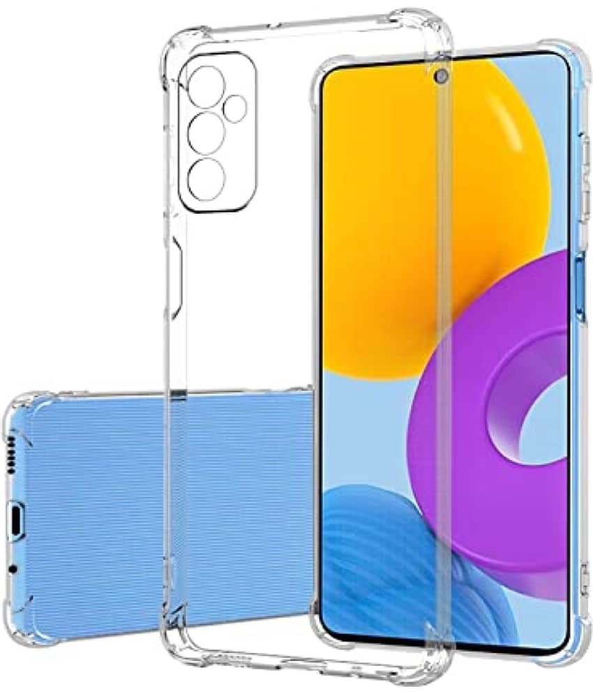 ZAMN - Transparent Silicon Silicon Soft cases Compatible For Samsung Galaxy M52 5G ( Pack of 1 ) view 2