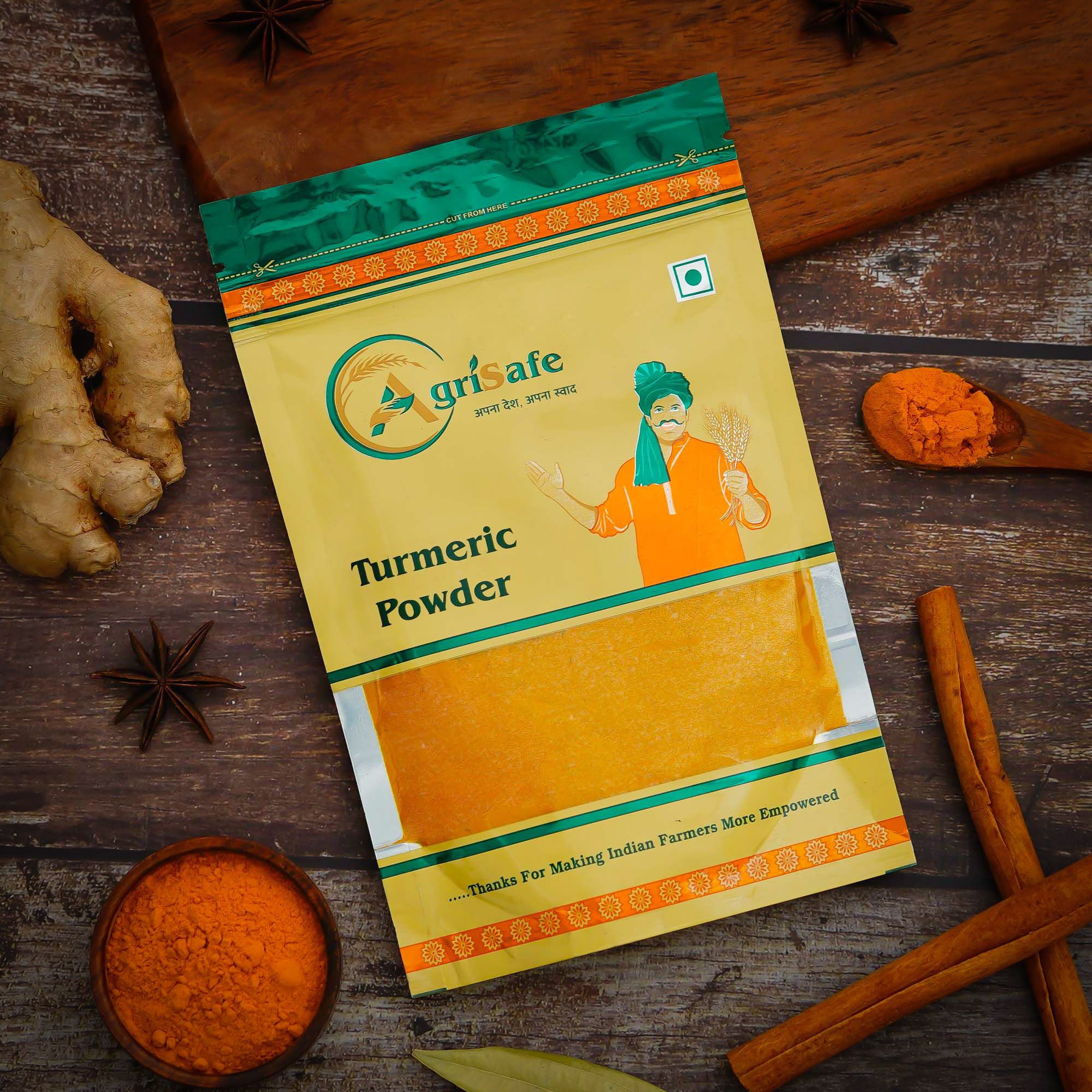 Agrisafe Turmeric Powder 500 gm view 2