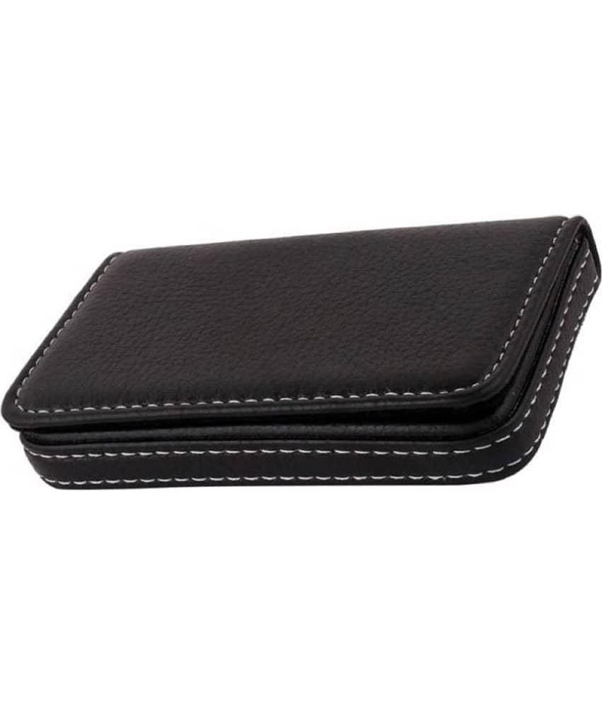 PRODUCTMINE Leather Card Holder Leather Black Pouch view 2