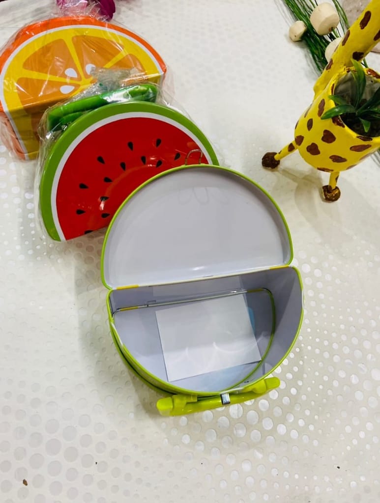 Fruit Shaped Metal Piggy Bank Money Box with Handle view 2