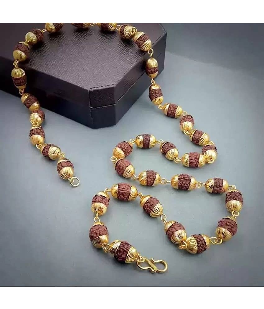 Charms Gold Plated Alloy Chain ( Pack of 1 ) view 2