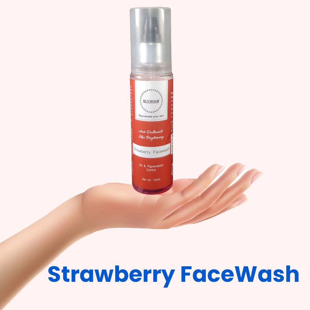 Buymoor Strawberry Face Wash for Men and Women – 100 ML view 2