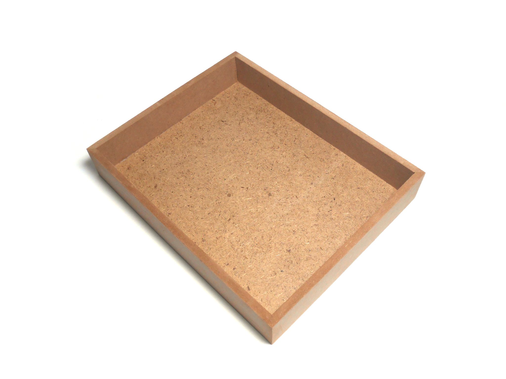 DEVESHA DIY Wooden Serving Tray - 10 × 8 Inch(Without Handle) | MDF Tray for Art, Craft, Decoupage & Decoration view 2