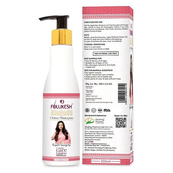 Folligro Hair Fall Control Shampoo 200 Ml view 2