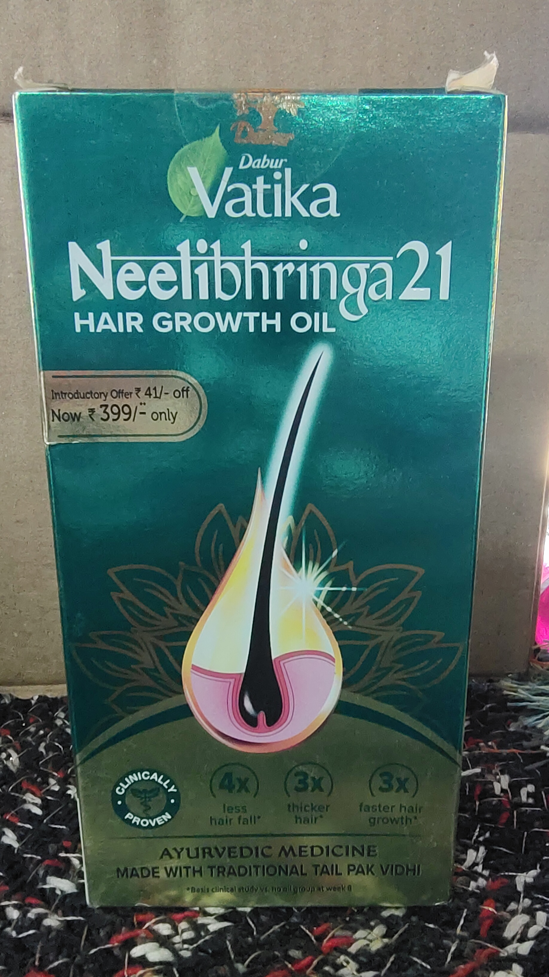 Vatika neelibhringa21 hair growth oil