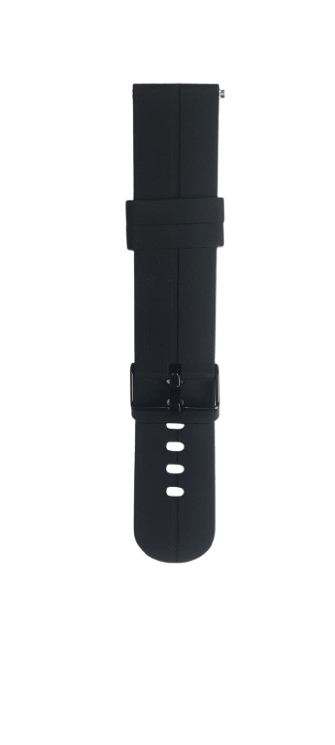 22mm Soft Silicone Watch Strap Compatible with Samsung, Realme, OnePlus, Boat Flash & Noise Colorfit Pulse Grand Smartwatch – Adjustable Replacement Band view 2