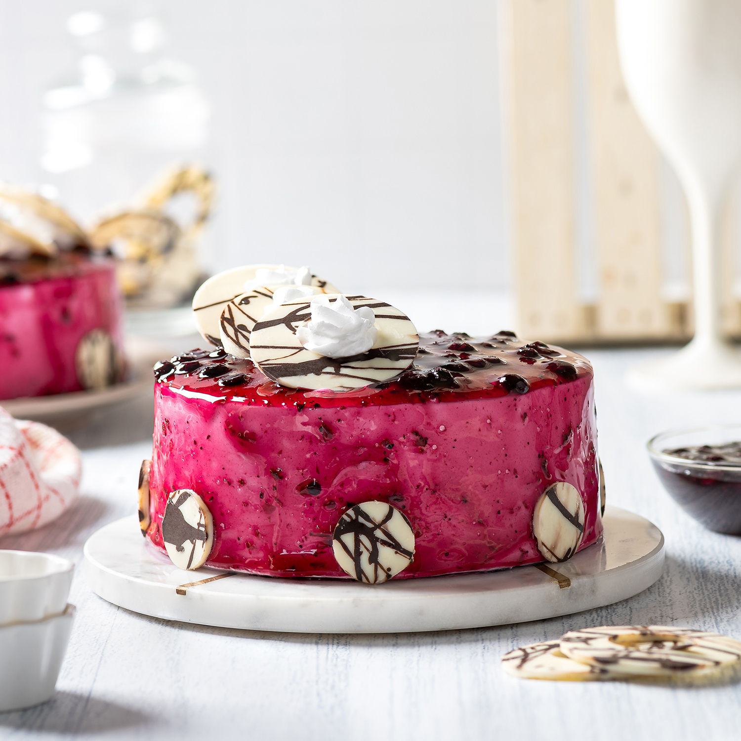 Blueberry Glaze Cake- Half Kg view 2