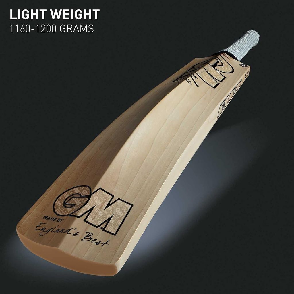 TEKNAXO | GM Icon Players Edition English Willow Professional Cricket Bat | Free Cover | Lightweight | Short Handle view 2