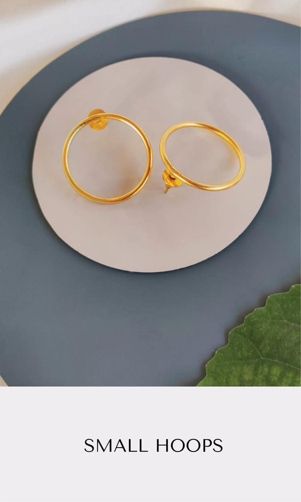 Small Classic Hoops view 2