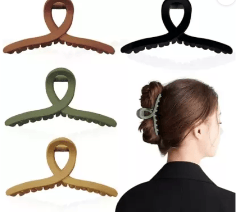4 Pcs butterfly for Women and girls Hair Claw (Multicolor) view 2