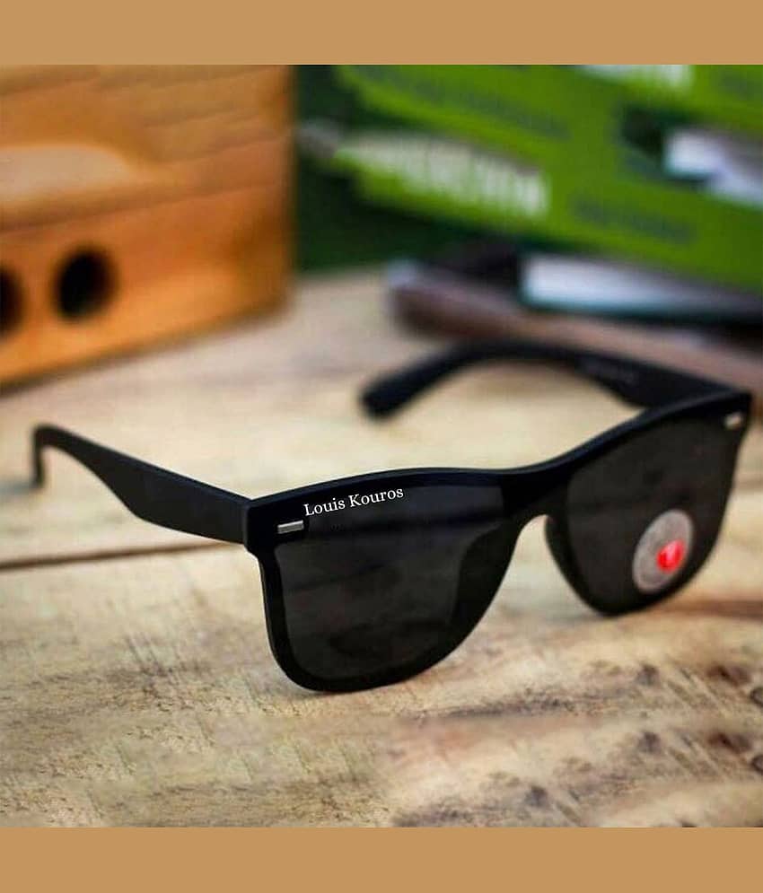 LOUIS KOUROS Black Square Sunglasses ( Pack of 1 )