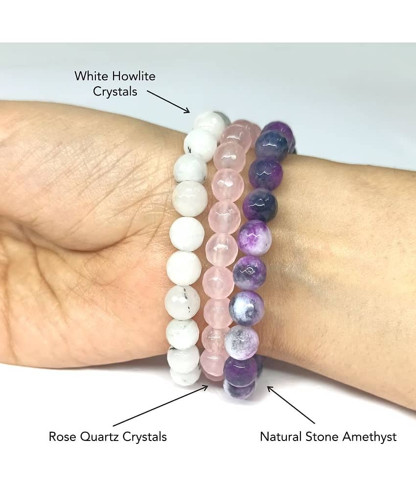 DAIVYA WELLNESS - Multicolor Bracelet ( Pack of 3 ) view 2