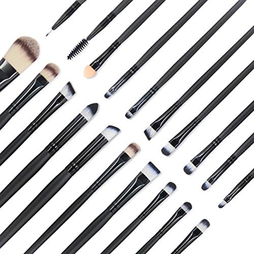 Professional Makeup Brushes Set - 24pcs Black Handle Foundation Powder Blush Eyeshadow Blending Cosmetic Brushes view 2