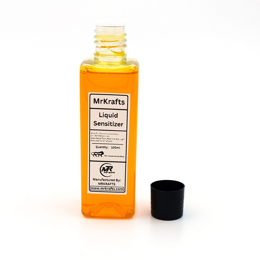MrKrafts Liquid Sensitizer 100ml for Screen Printing Emulsion (2 Bottles) | Photo Emulsion Sensitizer | Professional Screen Printing Supplies view 2