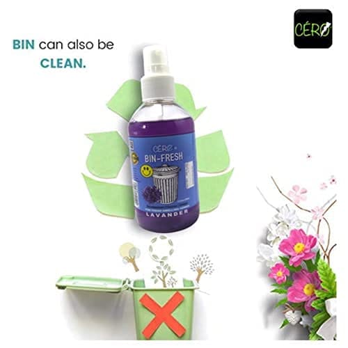 CERO Bin Fresh - Lavender Perfumed dust Bin Decontaminant/Cleanser Spray (200ml) view 2