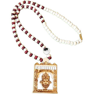 Shyam Baba Tulsi Mala Beads Wood Necklace view 2