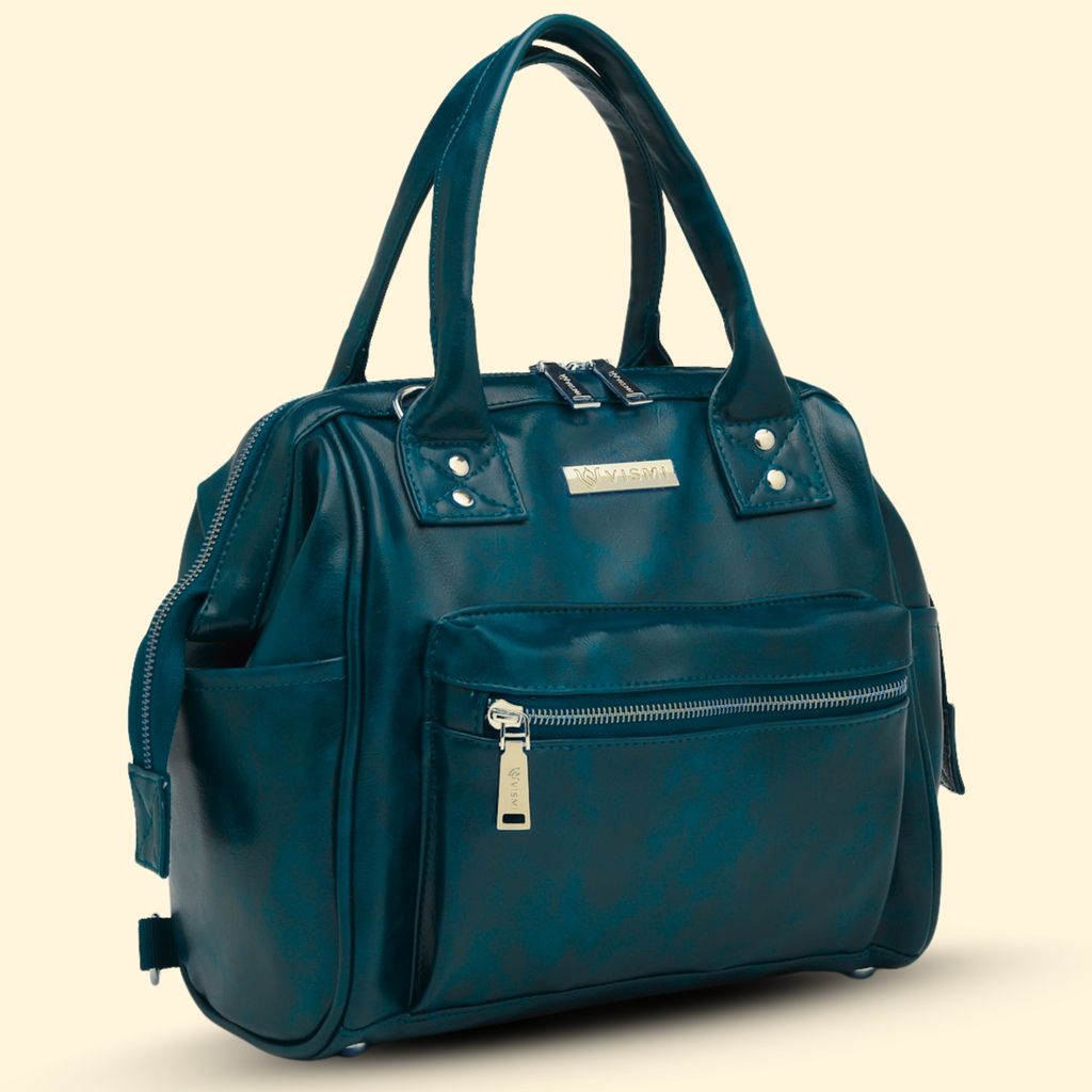 Women Handbag Pu Leather Crossbody Sling Bag Stylish Office Bag Lightweight Water Resistant Satchel Shoulder Bag With Detachable Strap view 2