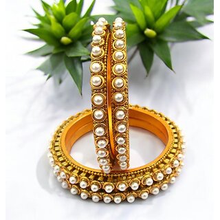 Omsar Jewelry Copper Gold-plated Kada (Pack of 4) view 2