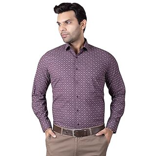 DUKUL Men'ss Printed Cotton Shirt Full Sleeve Regular Fit | Perfect for Formal & Casual Wear view 2