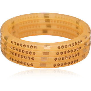 LUV FASHION Turquoise plastic Designer Bangles view 2