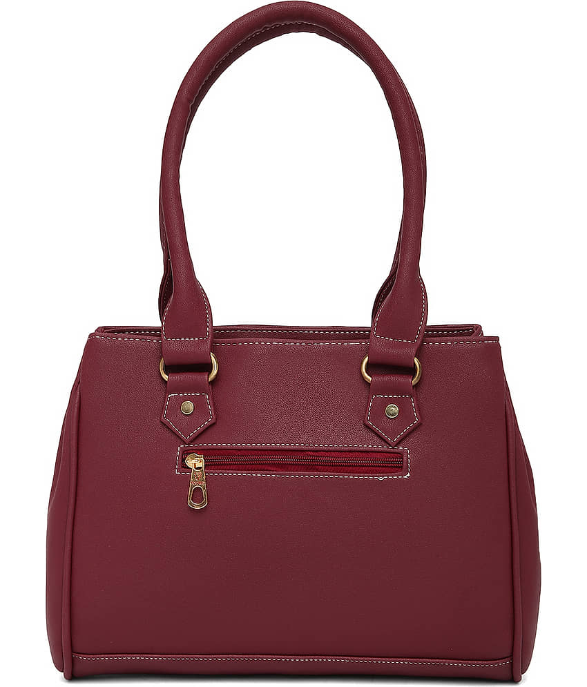 Fostelo Maroon P.U. Shoulder Bag view 2