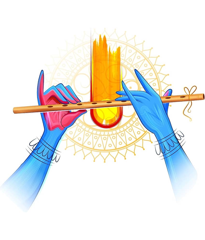 Inkfence Wall Sticker Religious ( 50 x 55 cms ) view 2