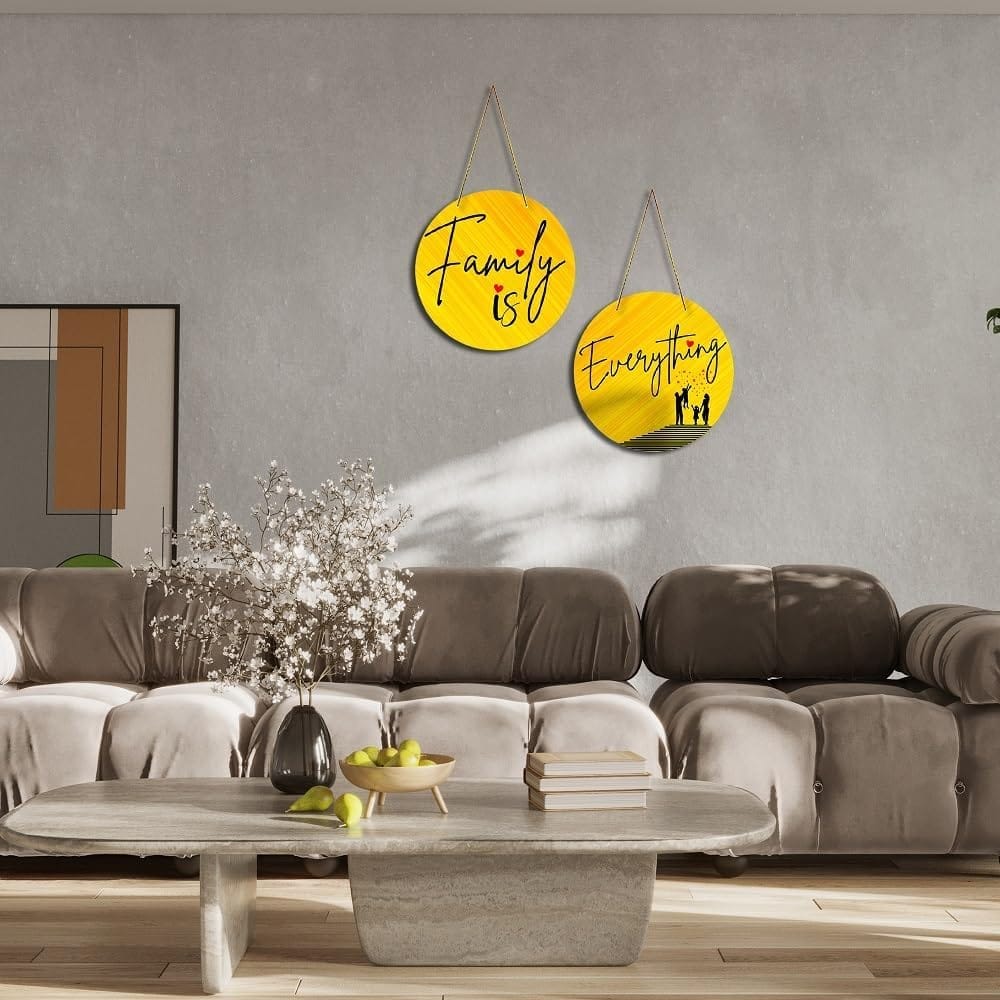 Wall Hangings for Home Decoration Items for Living Room Decor Welcome Home Wall Hanging for Home Office Decoration Handmade Craft Decorative Wall Art (WH1910) view 2