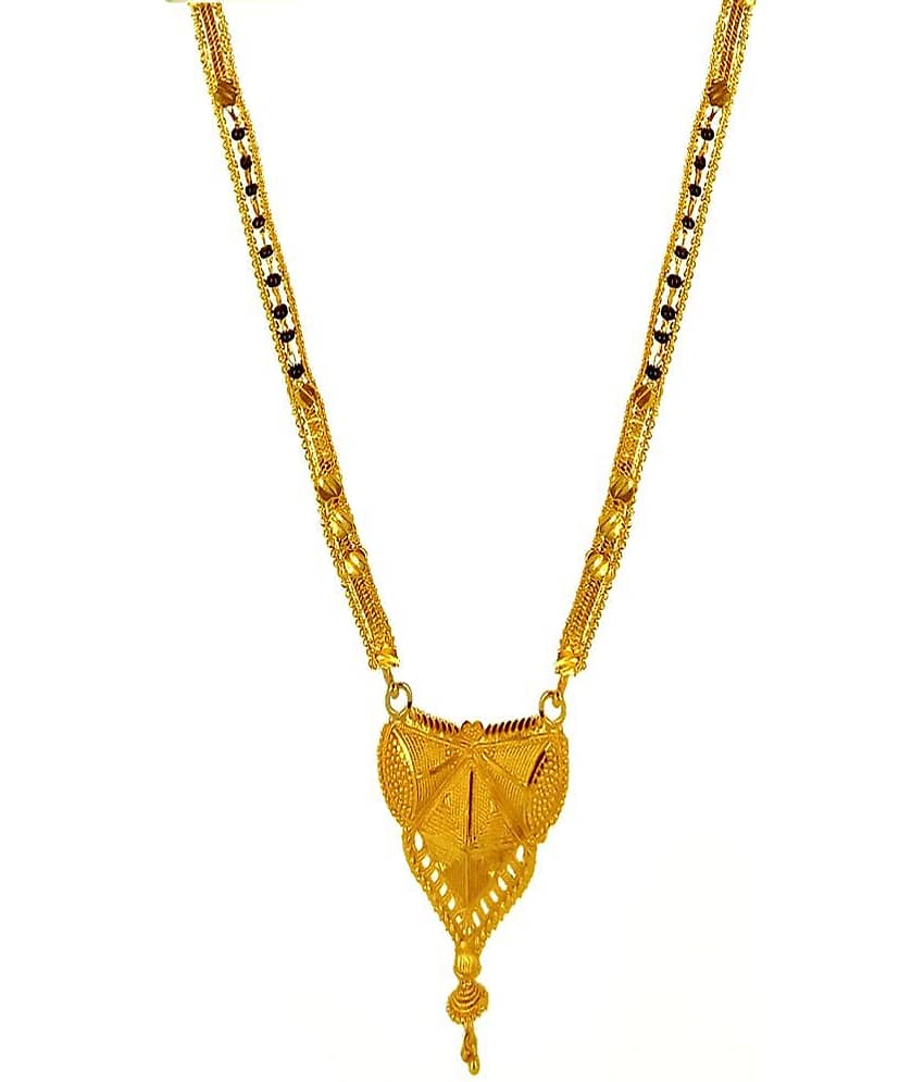 JIPPA - Golden Mangalsutra ( Pack of 1 ) view 2