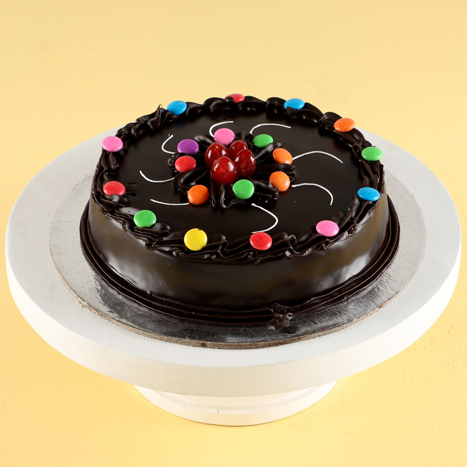Swirl Of Gems Truffle Cake Half Kg view 2