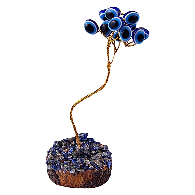 Evil Eye Tree for Family Protuction,Positive Sleep, Decoration Items for Living Room, Drawing Room Side Table Decor(KI_107) by Krishna Impex view 2