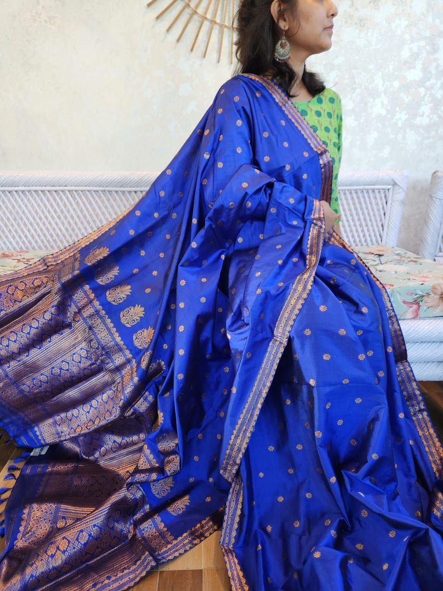 Mullberry Silk Saree view 2