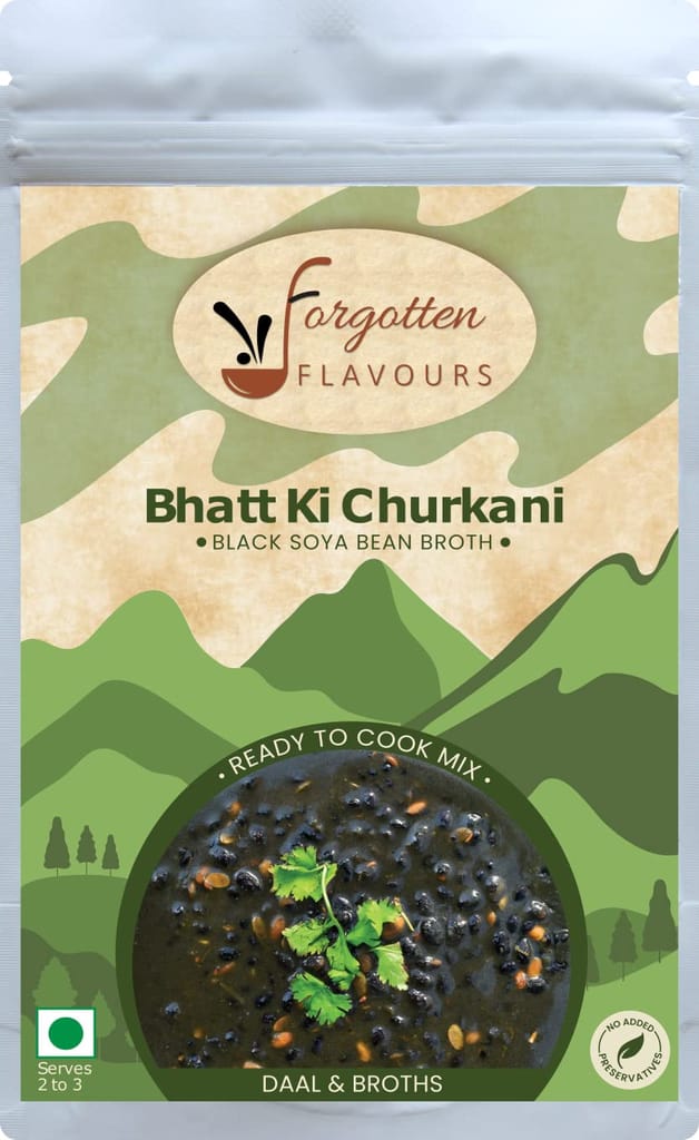 Forgotten Flavours Bhatt ki Churkani ( Black Soyabean Dal) Mix | Instant Dal Mix | Ready to Cook Dal| Fresh Ingrediant & Spices| No Artificial Preservatives or Color