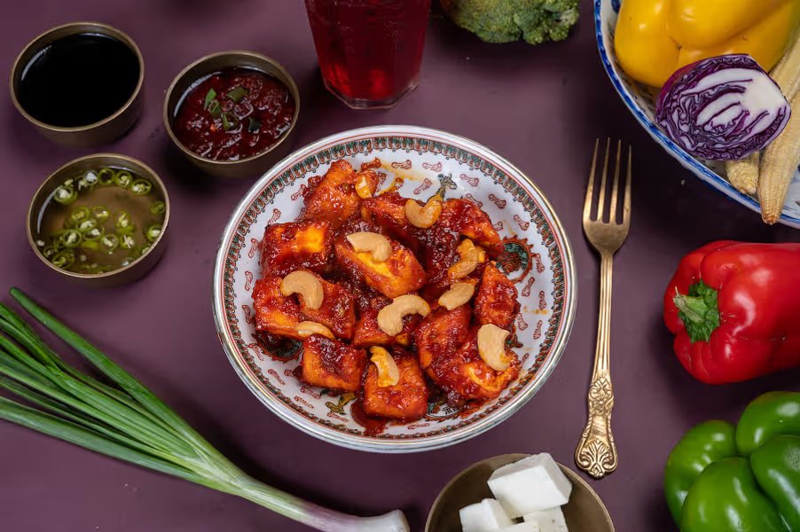 Paneer Kung Pao Dry (16 Pieces)