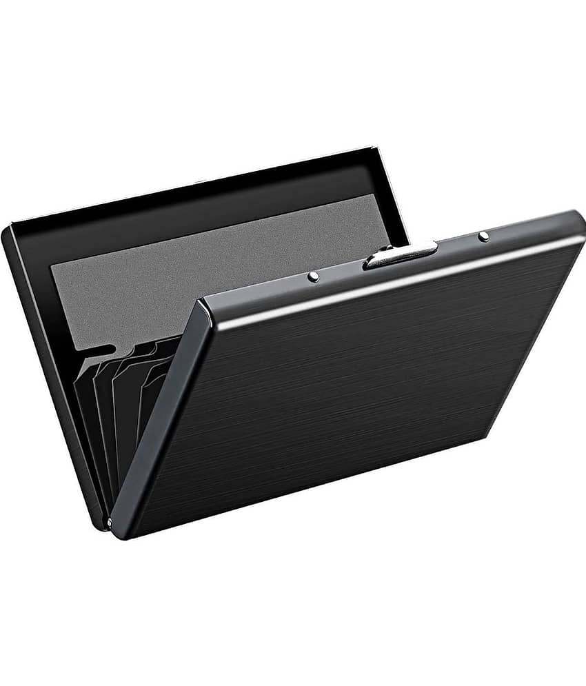 QitmirMKT PU Black Women's Card Holder ( Pack of 1 ) view 2