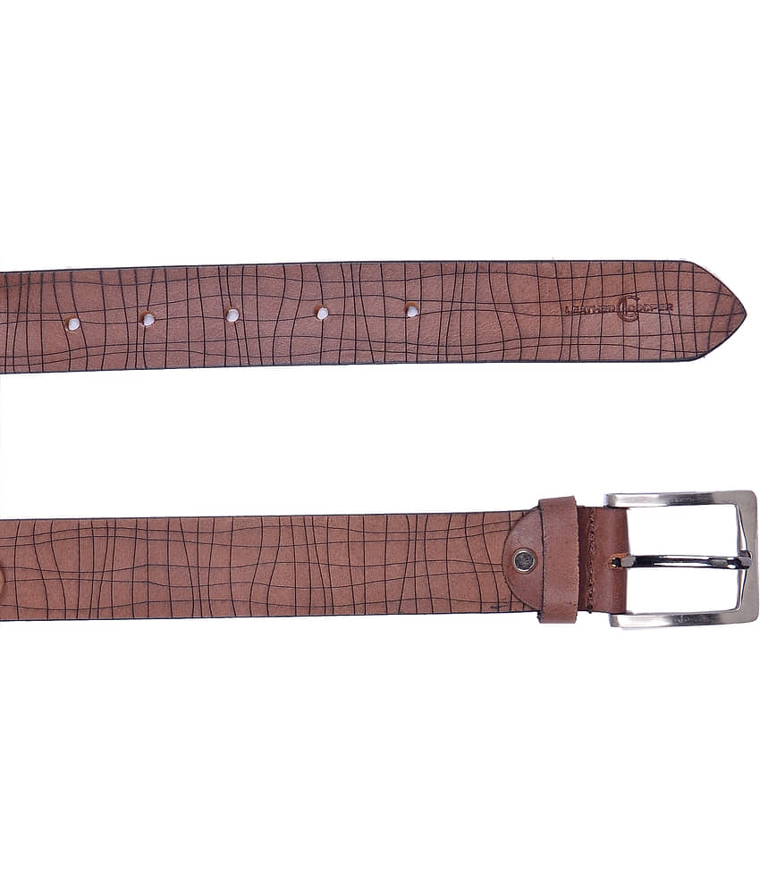 LEATHER COOPER - Brown Leather Men's Formal Belt ( Pack of 1 ) view 2