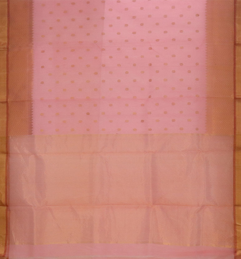 Handloom Chanderi Silk Cotton Saree view 2