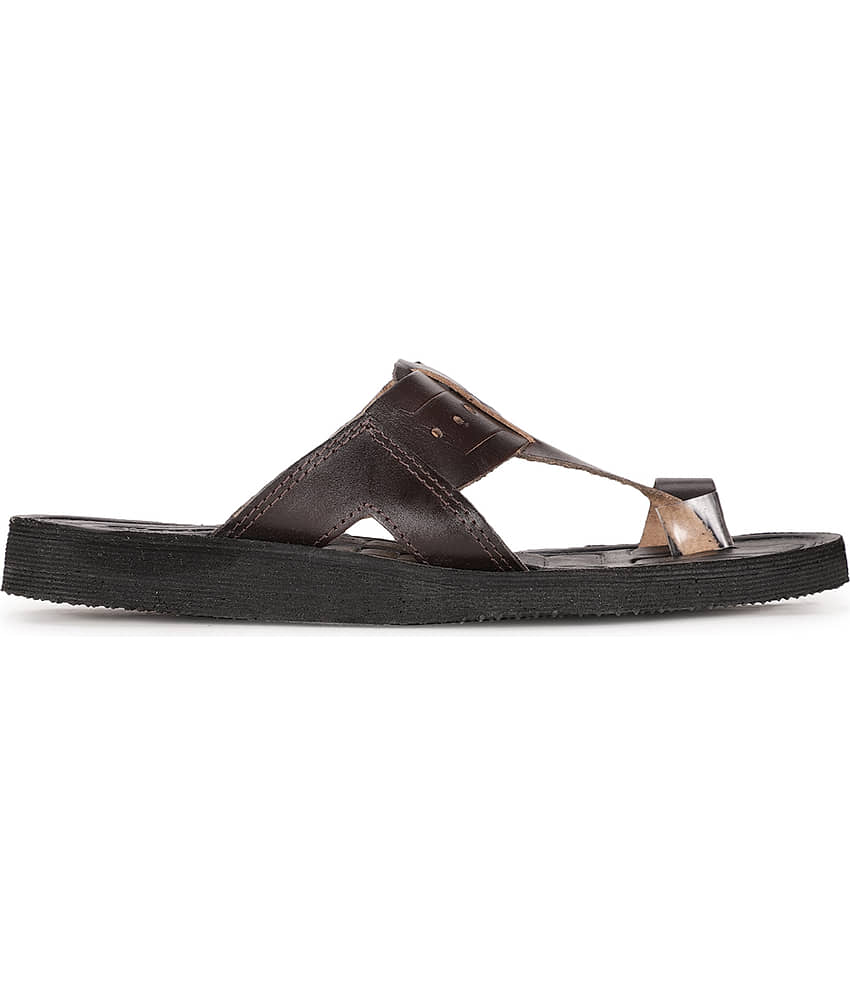Bata - Brown Men's Sandals view 2