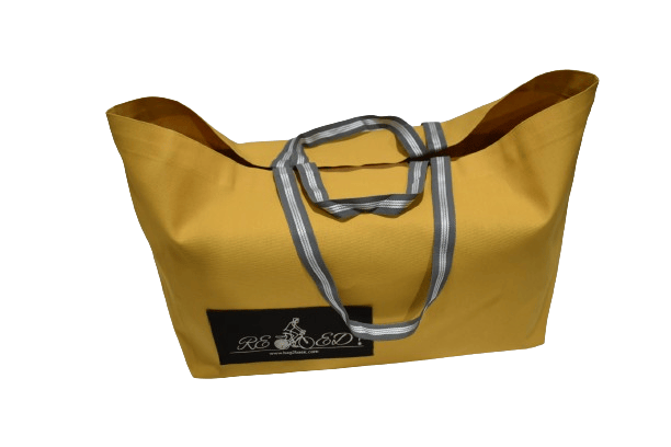 Re-Cycled ? Large Canvas Tote Bag