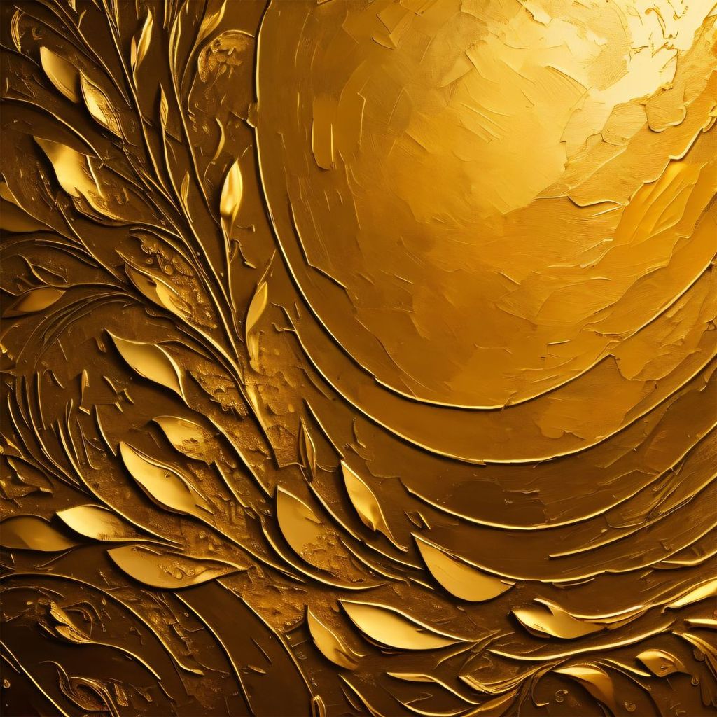GOLDEN LEAVES PRINTS 24in X 24in WITH BLACK FRAME view 2