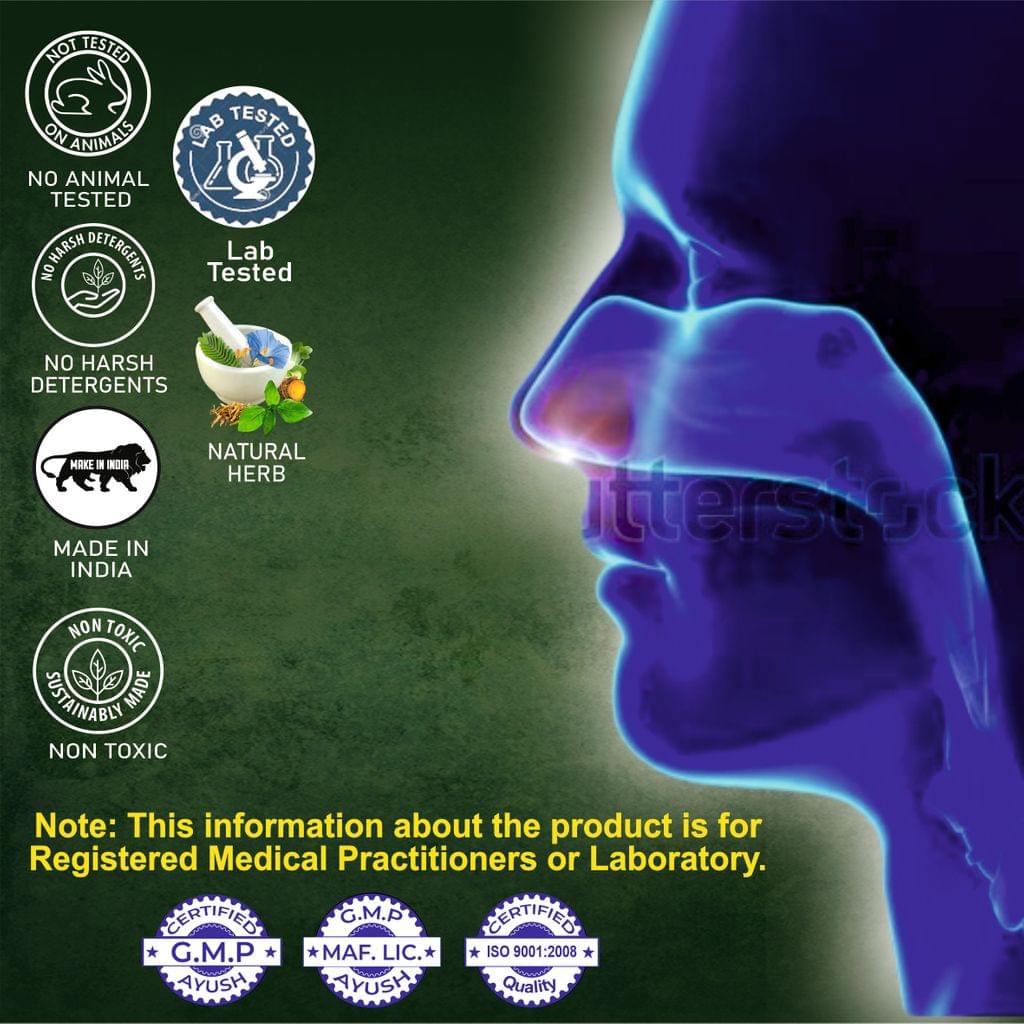 Rhinoved Ayurvedic Nasal Drops for Allergies and Sinusitis - 20ml view 2