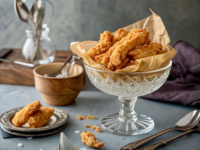 Fried chicken strips