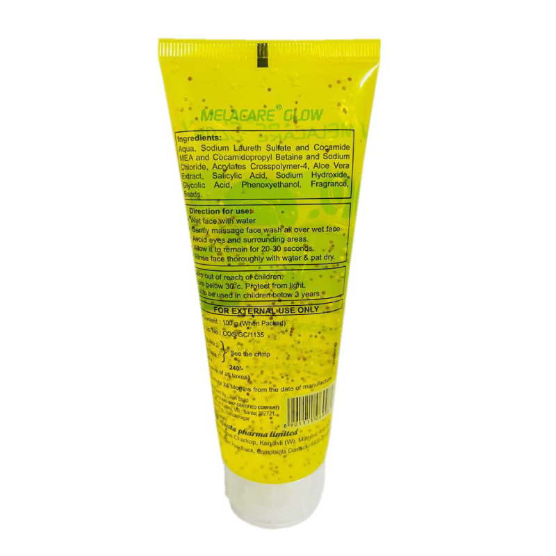 Melacare Glow Face Wash 100 Ml view 2