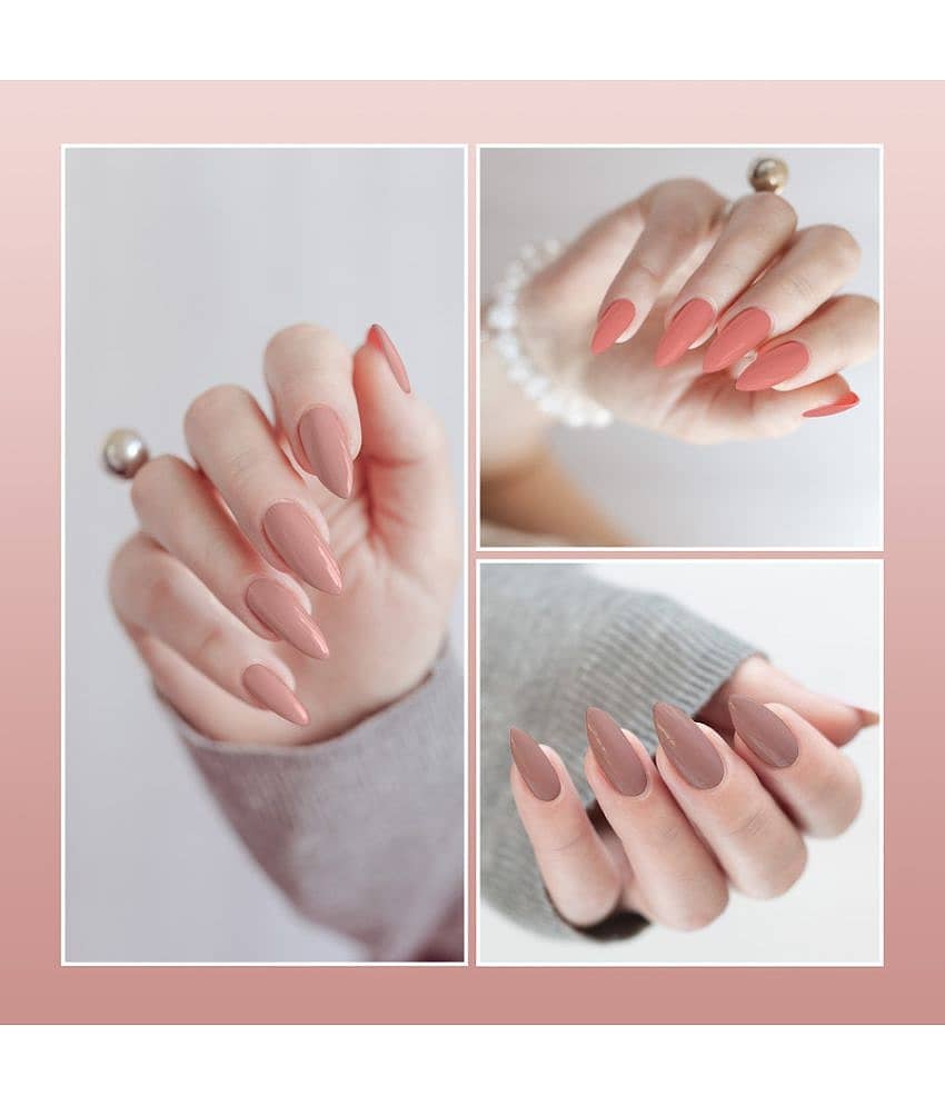 Posh - Grape Glossy Nail Polish ( Pack of 2 ) view 2