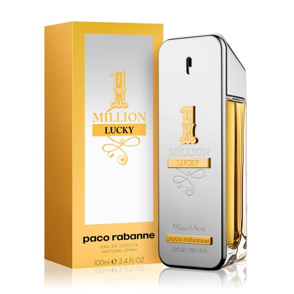 Paco Rabanne 1 Million Lucky Eau De Toilette For Men 100ml - Feel Lucky, Feel Millionaire