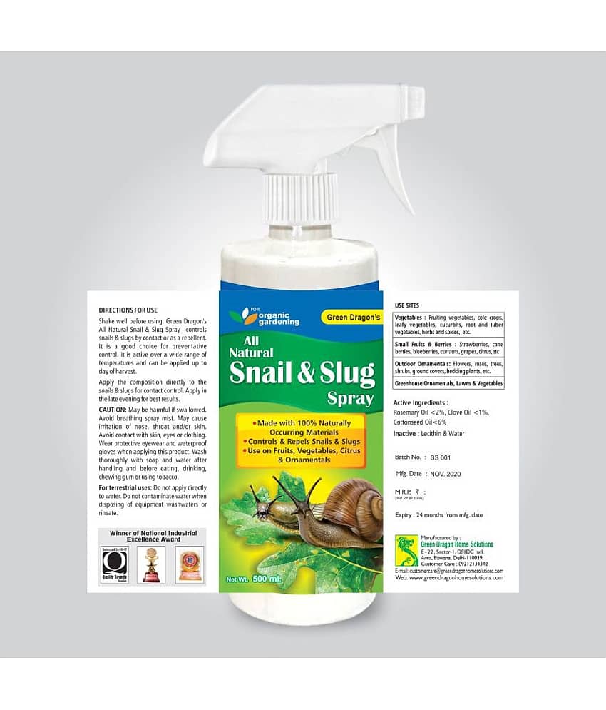 Green Dragon All Natural Snail and Slug All Insect Spray 500ml Ready to Use view 2