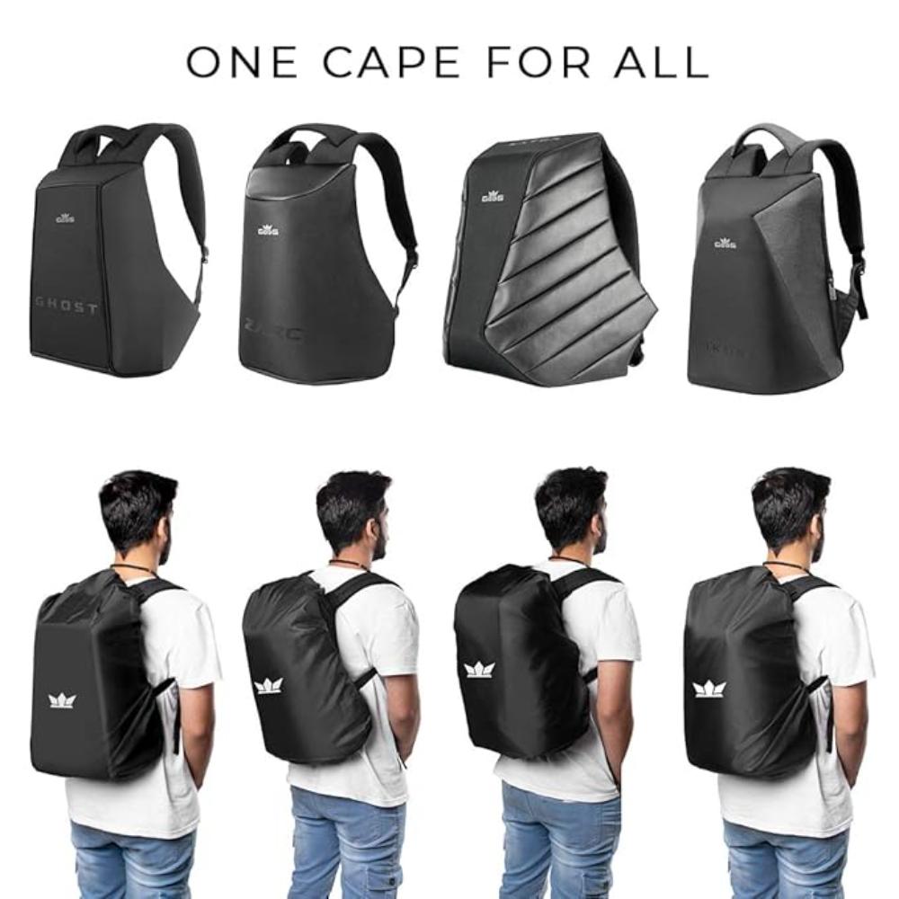 GODS Waterproof Backpack Rain Cover,No-Stitch Design to resist fluids and rain (OS,Black) view 2