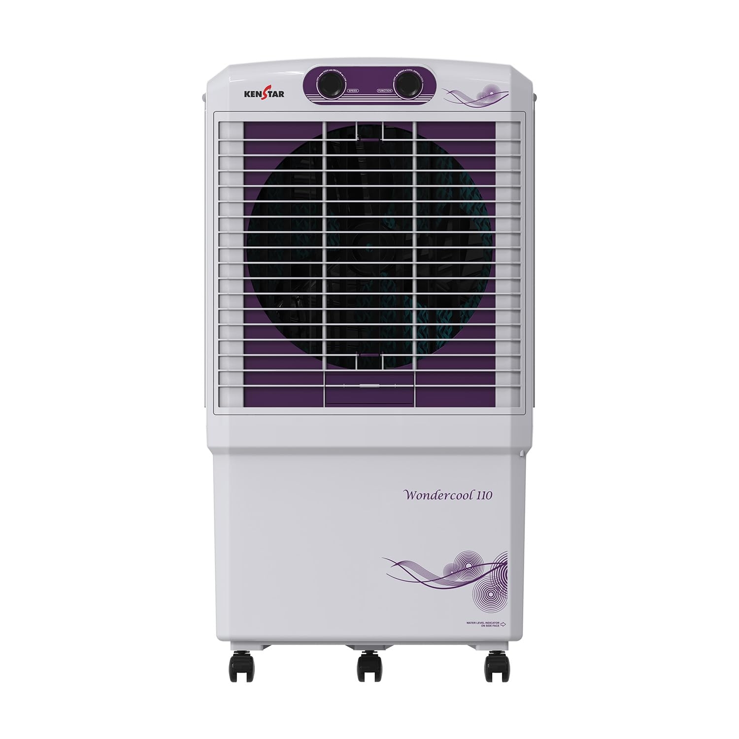 Kenstar Wondercool HC 110 Desert Air Cooler 110L Honeycomb Pads Powerful Air Throw High Speed Motor Inverter Compatible 5 Year Warranty - White