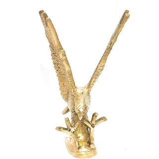 Sambhaav Small Adorable Golden Eagle Statue For Home Decoration view 2